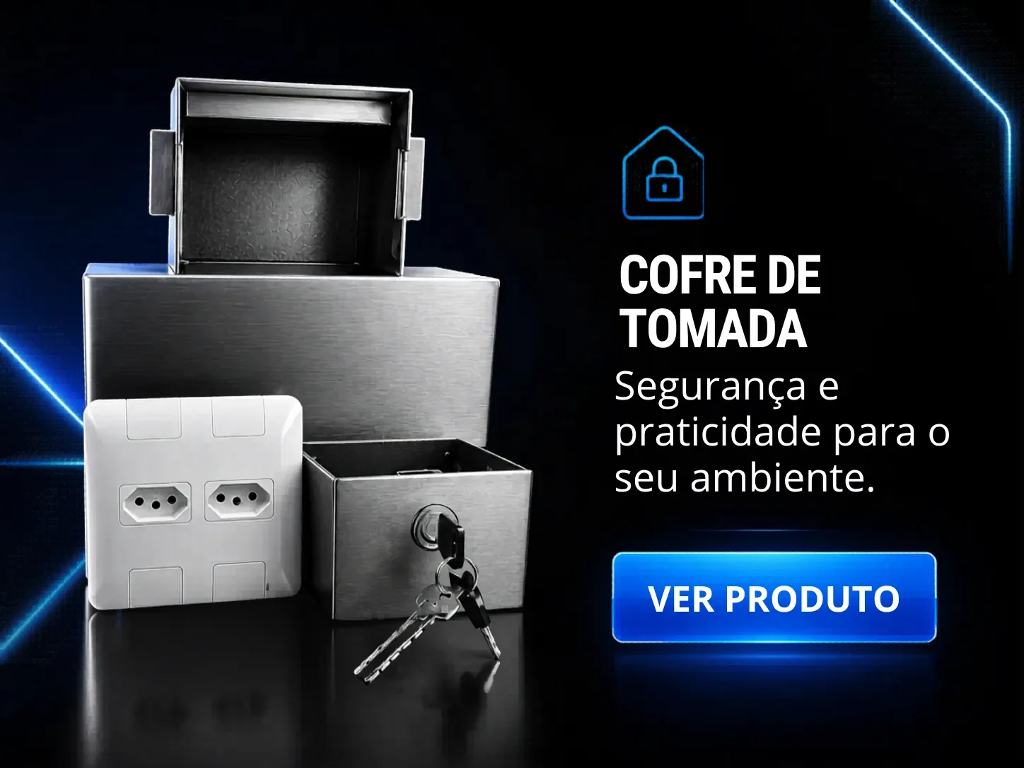 COFRE DE TOMADA CAMUFLADO SEGURANÇA E PRATICIDADE PARA O SEU AMBIENTE