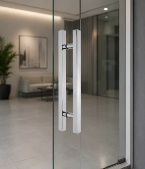 PUXADOR-DUPLO-RETANGULAR-QUADRADO-AÇO-INOX-30X30-PORTA-DE-VIDRO